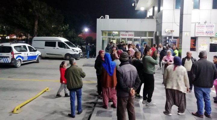 Mersin'de otobüs terminalinde 'el bombası' paniği
