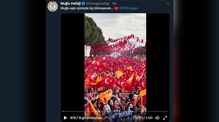 Muğla Valiliği’nden seçim öncesi AKP propagandası: Klip paylaşıldı!