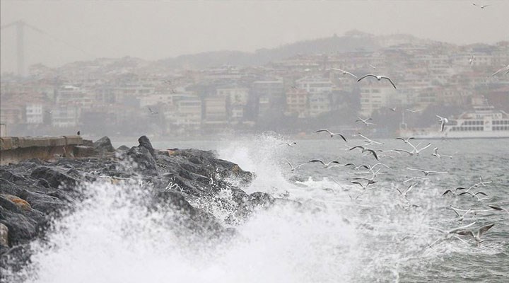 Marmara için kuvvetli rüzgar ve fırtına uyarısı