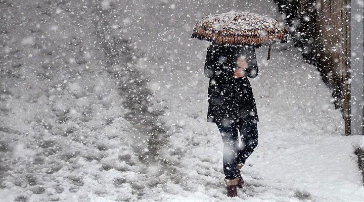 Meteoroloji'den 14 il için kuvvetli kar uyarısı