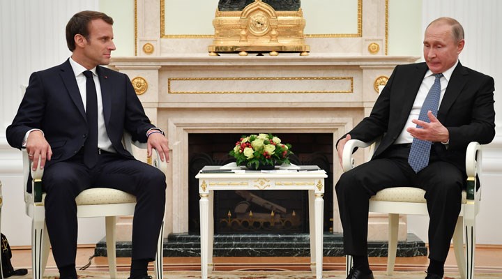 Macron: Rusya ile konuşmaya devam edeceğim