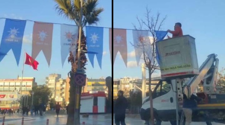 Aydın'da Erdoğan mitingi hazırlığı: İhaleyi kapan şirket AKP'nin hizmetinde