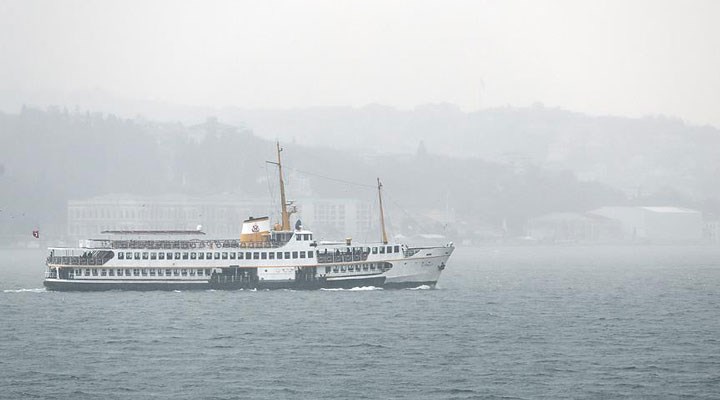 İstanbul’da bazı vapur seferleri iptal edildi