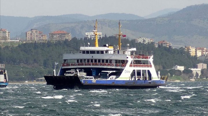 Marmara'da bazı feribot seferleri iptal edildi