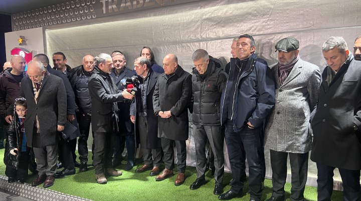 Trabzonspor- Basel karşılaşmasında kulüp başkanlarından 'birlik' mesajı