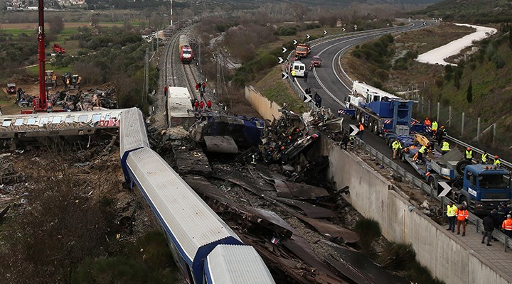 Yunanistan’da tren kazasında can kaybı 46'ya yükseldi