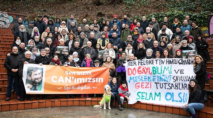 Arkadaşları, Gezi tutuklusu Can Atalay'ın doğum gününü kutladı