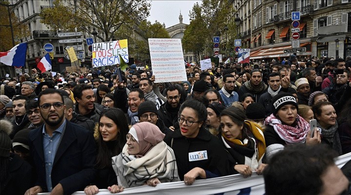 Rapor: Fransa'da ırkçı ve din karşıtı saldırılar yükselişe geçti