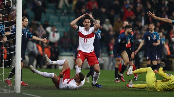 A Milli Takım, Bursa'da Hırvatistan'a 2-0 yenildi