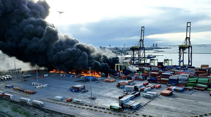 İskenderun Limanı'ndaki yangında 2 şüphe: Ya 'haksız kazanç' ya da 'yasal olmayan' malzemeler