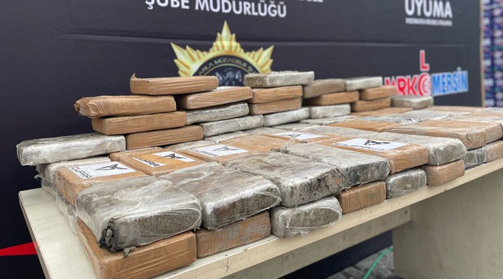 Mersin Uluslararası Limanı'nda 97 kilo 500 gram kokain ele geçirildi