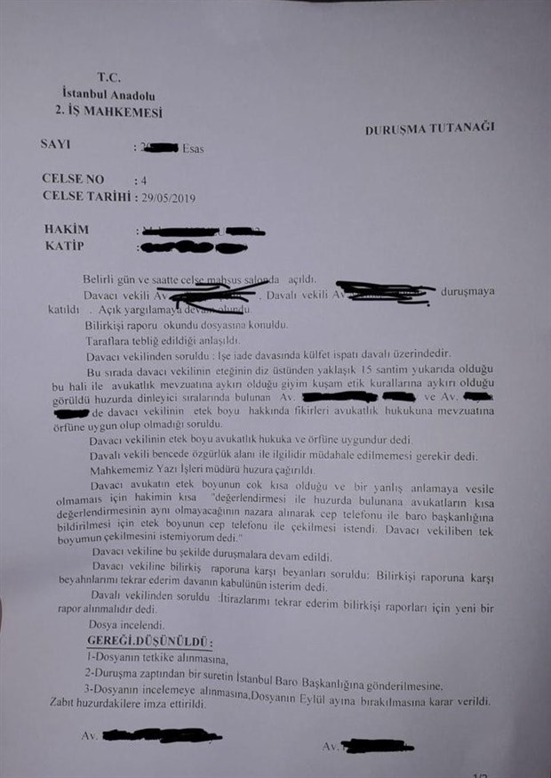 Durusmada Avukatin Etek Boyu Na Karisan Hakim Mehmet Yoylu Daha Once De Bir Avukat Dovmustu Sendika Org