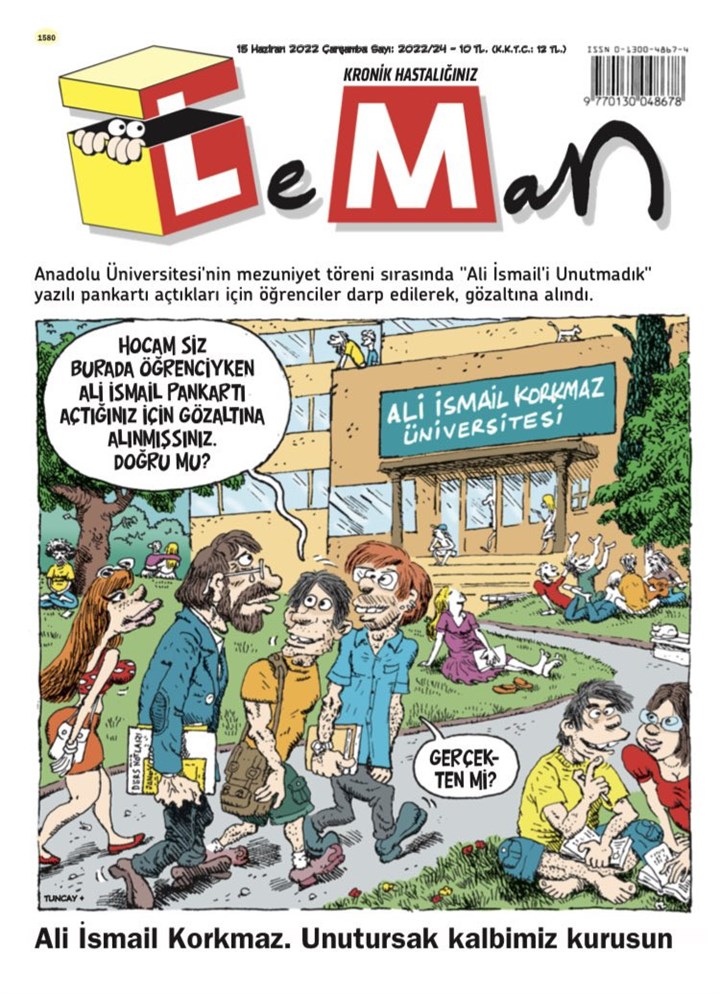 LeMan'ın bu hafta yayımlanan kapağı