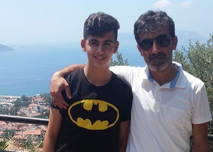 Ahmet Güvenç ve oğlu Doğukan