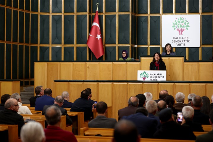 HDP Eş Genel Başkanı Buldan partisinin TBMM Grup Toplantısına katılarak konuşma yaptı / AA