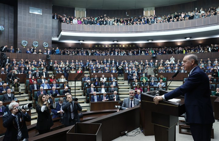  Erdoğan, partisinin TBMM Grup Toplantısı'na katılarak konuşma yaptı / AA