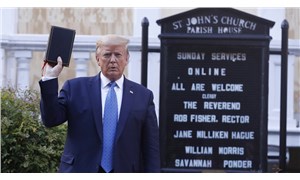 ABD Başkanı Trump İncil ile kiliseye yürüdü, protestocuları tehdit etti