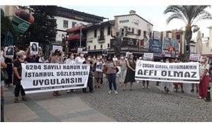 Antalya Kadın Platformu İstanbul Sözleşmesi için sokaklarda
