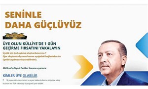 AKP’nin üyelik kampanyası tüm hızıyla sürüyor: Üye olun, Külliye’de 1 gün geçirme fırsatı yakalayın!