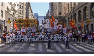 Arjantinde asgari ücret ve sosyal yardımların artırılması talebiyle eylem