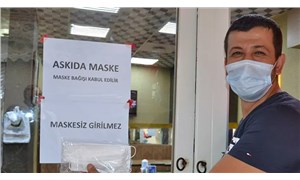 Balıkesirde maskesiz yurttaşlar için askıda maske uygulaması