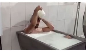 Konya'daki süt fabrikasında skandal görüntüler: Kazanda ‘süt banyosu’