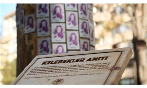 Öldürülen kadınlar için 'Kelebekler Anıtı' açıldı