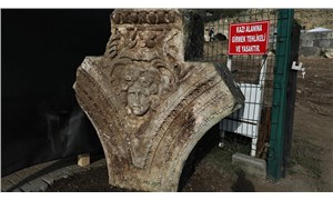 Düzce'de antik kentte Medusa heykeli bulundu
