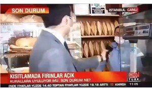 Fırıncıya halini soran CNN Türk muhabiri, cevabı duyunca mikrofonu geri çekti
