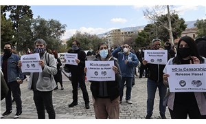 Katalan Rapçi Pablo Hasel'in serbest bırakılması için Atina'da eylem düzenlendi