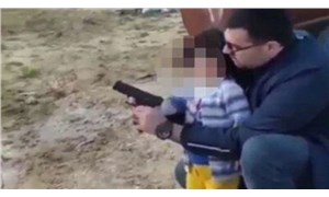 AKP gençlik kolları başkanı, çocuğa silah atışı yaptırdı