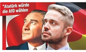 Almanya'da ırkçı AfD'nin Atatürk posteri tepkiyle karşılandı