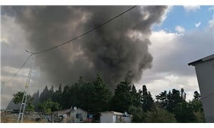 Silivri'de fabrikada yangını