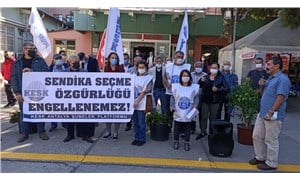 KESK, Antalya'da sendikaya üye olmak isteyen emekçilerin tehdit edilmesini protesto etti