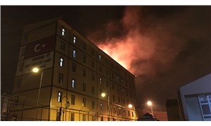 Rize'de KYK yurdunda yangın çıktı