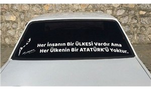 Otomobile 'Atatürk' yazdırmak suç oldu
