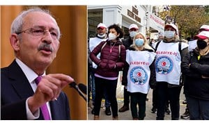 Kılıçdaroğlu, grevdeki Bakırköy Belediyesi işçilerine söz verdi