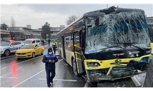 Fatih'te iki İETT otobüsü çarpıştı: 8 yaralı