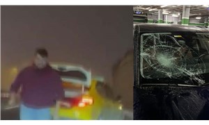 Yol kesip araç içindekilere beyzbol sopasıyla saldıran taksicinin şoför kartı iptal edildi
