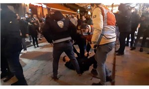 Taksim'deki 'Enes Kara' protestosuna polis müdahalesi