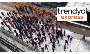 Trendyol Express işçileri düşük zam teklifine karşı eylem başlattı