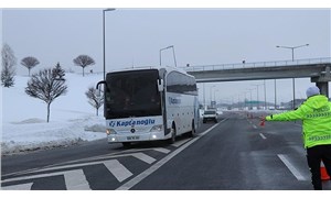 Yolcu otobüslerinin Bolu Dağı'ndan İstanbul yönüne geçişine izin yok