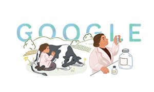 Google'dan Türkiye'nin ilk kadın veterineri Sabire Aydemir için Doodle