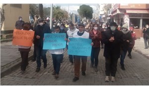 Didim’de elektrik faturası protestosu