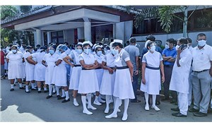 Sri Lanka’da hemşireler grev yasağını tanımıyor