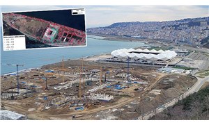 Trabzon'da deniz dolgusundaki çökme uydudan tespit edildi: Üzerine şehir hastanesi yapılıyor