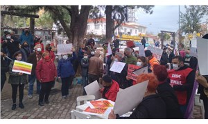Karaburun’da zamlar protesto edildi: Krizin faturasını ödemek istemiyoruz