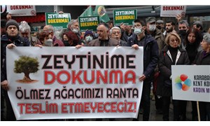 İzmir'de 61 kuruluş, zeytinliklerin madenciliğe açılmasını protesto etti