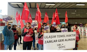SOL Genç, İstanbul'daki ulaşım zammını protesto etti: Ulaşım temel haktır, zamlar geri alınsın!