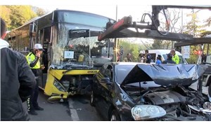 Sarıyer’de İETT otobüsü 15 araca çarptı: 4 yaralı